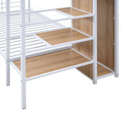 Bunk Bed With Lateral Storage Ladder And Wardrobe - R&R Furniture Gallery (Fountain Valley, CA)