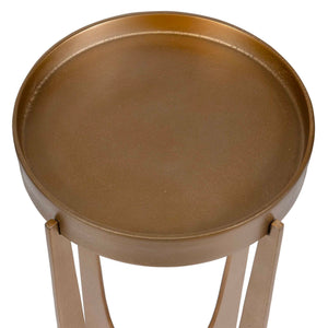 24.3" Accent Table - Gold