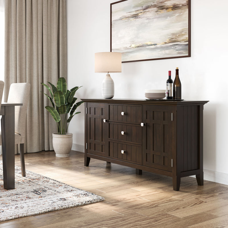 Bedford - Sideboard Buffet - Dark Tobacco Brown - R&R Furniture Gallery (Fountain Valley, CA)