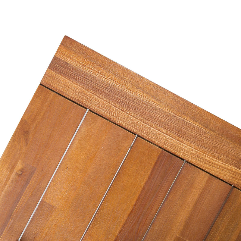 Outdoor Sandblast Finish Acacia Wood Dining Table - R&R Furniture Gallery (Fountain Valley, CA)