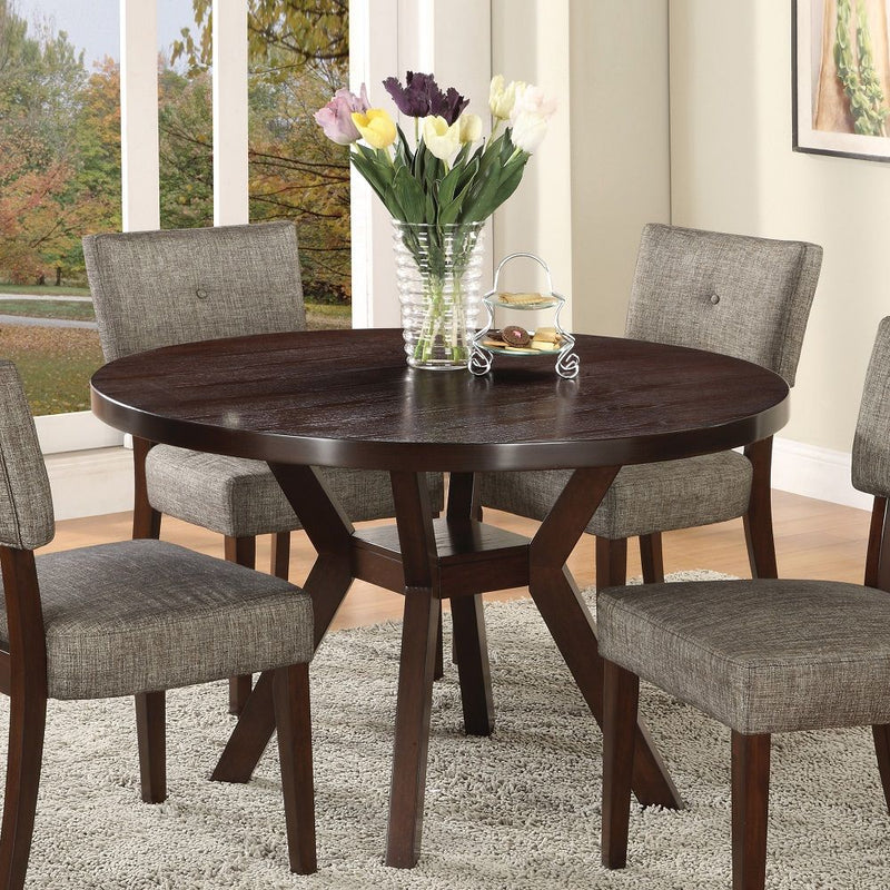 Drake - Dining Table - Espresso - R&R Furniture Gallery (Fountain Valley, CA)