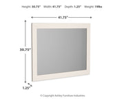 Stelsie - Bedroom Mirror - White - R&R Furniture Gallery (Fountain Valley, CA)