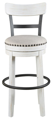 Valebeck - Tall Upholstered Swivel Barstool - R&R Furniture Gallery (Fountain Valley, CA)