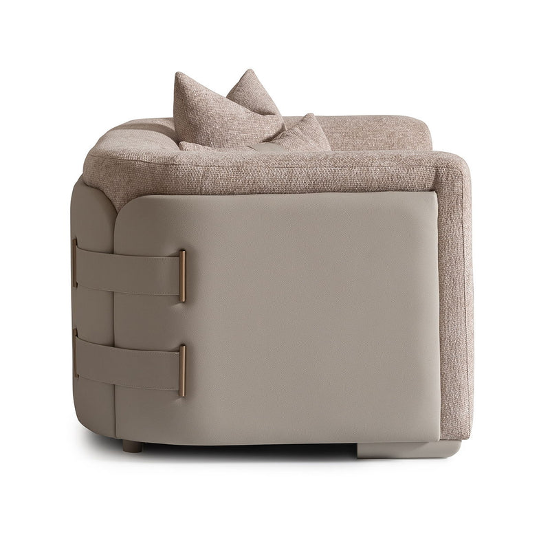 Canberra - Chair And A Half - Mink - R&R Furniture Gallery (Fountain Valley, CA)