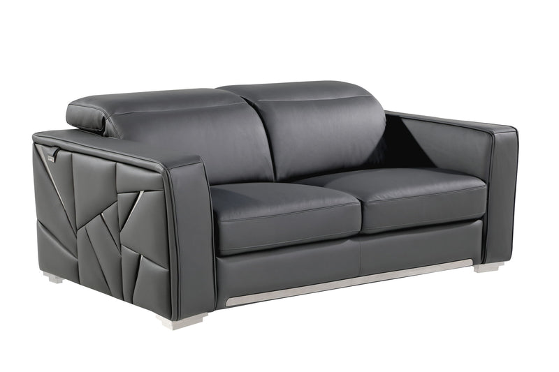 1120 - Leather Loveseat - R&R Furniture Gallery (Fountain Valley, CA)