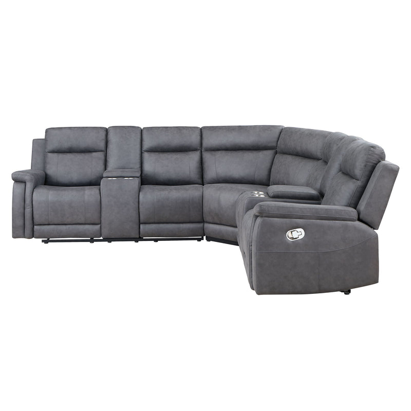 Eco - Sectional - Greige - R&R Furniture Gallery (Fountain Valley, CA)