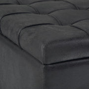 Harrison - Upholstered Coffee Table Storage Ottoman - R&R Furniture Gallery (Fountain Valley, CA)