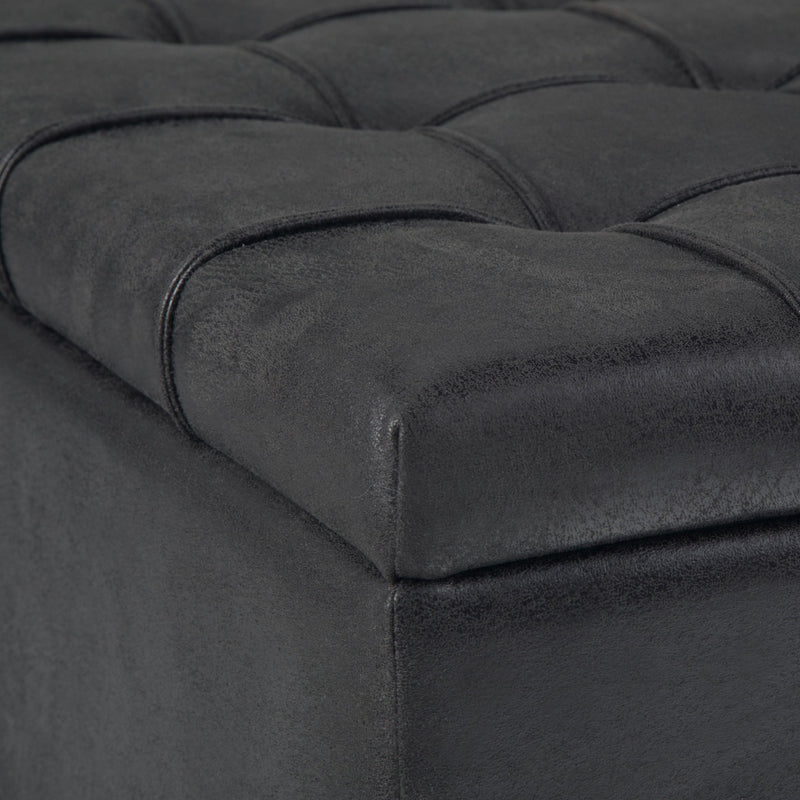 Harrison - Upholstered Coffee Table Storage Ottoman - R&R Furniture Gallery (Fountain Valley, CA)