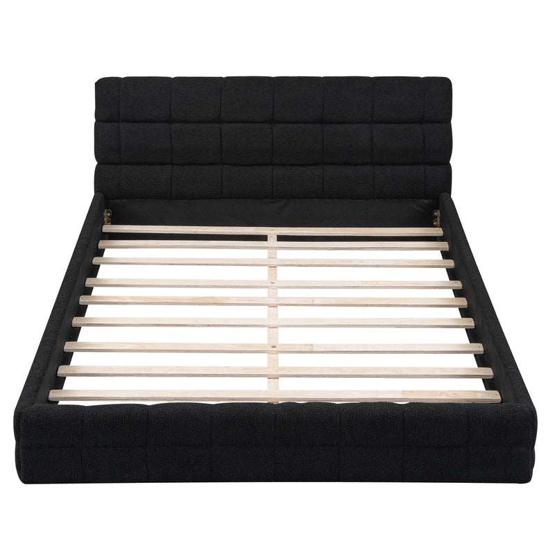Upholstered Platform Bed With Headboard - R&R Furniture Gallery (Fountain Valley, CA)