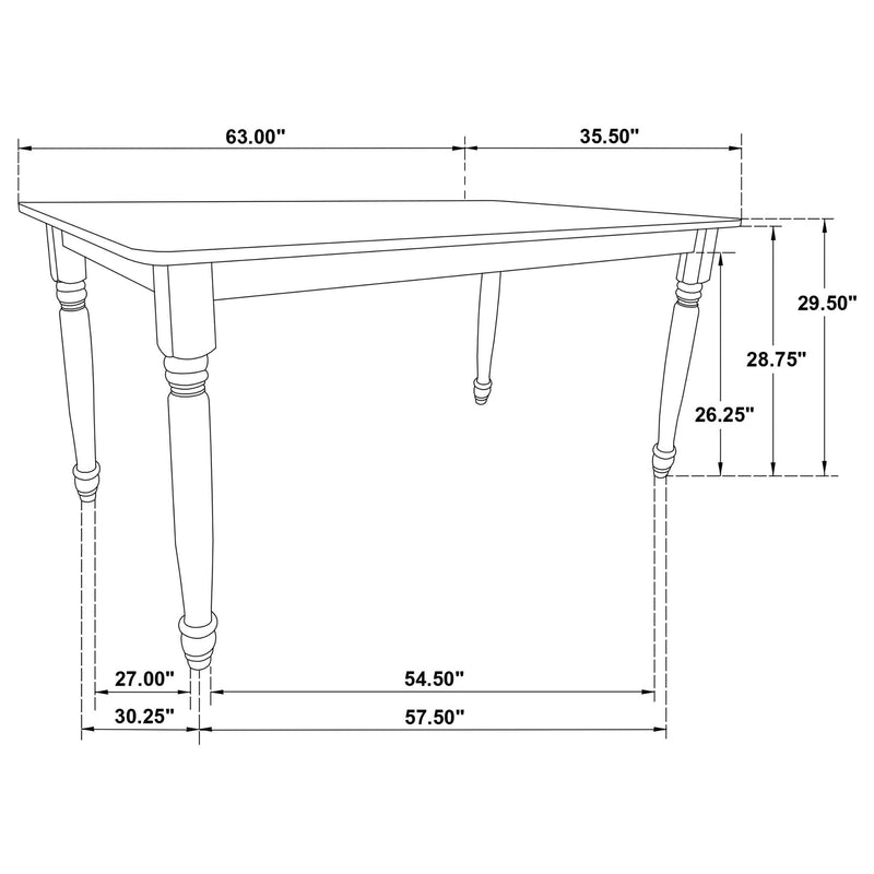 Keystone - Rectangular Dining Set