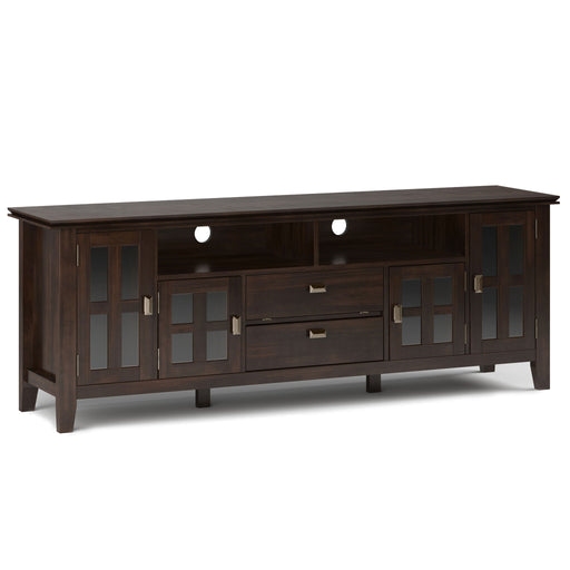 Artisan - TV Media Stand - Tobacco Brown - R&R Furniture Gallery (Fountain Valley, CA)