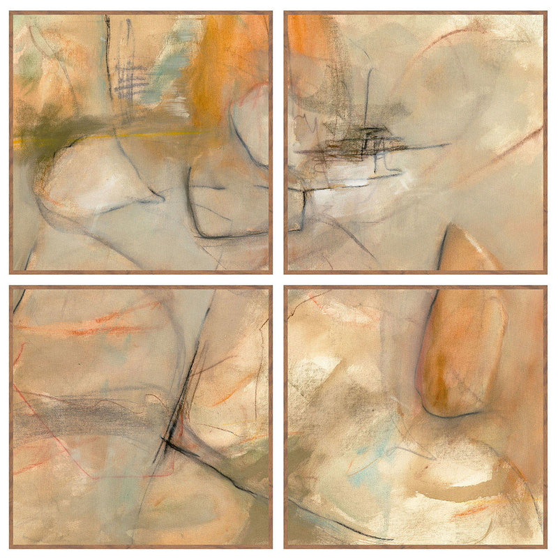 Ochre I - 48" x 48" Painting By Buddy Whitlock - Walnut