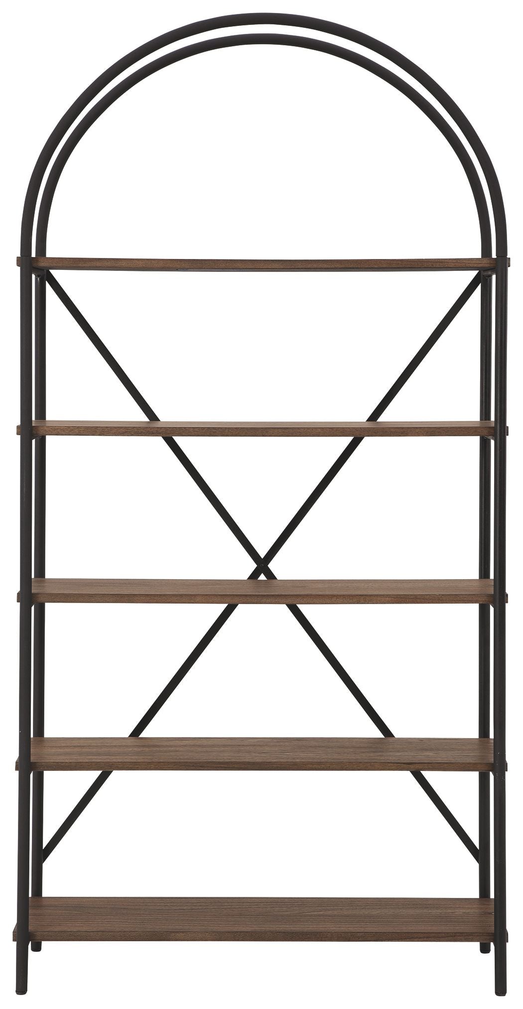 Galtbury - Bookcase - Brown / Black - R&R Furniture Gallery (Fountain Valley, CA)