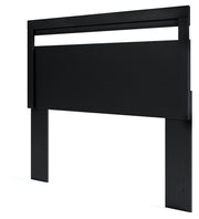 Finch - Queen Panel Headboard - Black - R&R Furniture Gallery (Fountain Valley, CA)