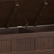 Acadian - Entryway Storage Bench With Shelf - Brown - R&R Furniture Gallery (Fountain Valley, CA)