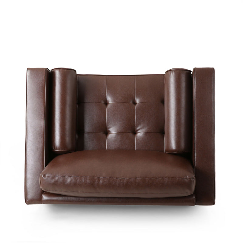 Sophisticated Club Chair With Relaxing Comfor - R&R Furniture Gallery (Fountain Valley, CA)