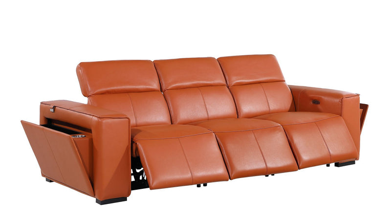 1224 - 3-Piece Modular Power Reclining Sofa In With 3 Power Recliners & Power Headrests