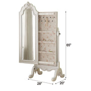 Edalene - Jewelry Armoire - Pearl White - R&R Furniture Gallery (Fountain Valley, CA)