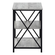 3 Tier Accent Table, Side Marble Look Contemporary & Modern - R&R Furniture Gallery (Fountain Valley, CA)