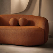 Drake - Japandi Style Curvy Boucle Sofa - R&R Furniture Gallery (Fountain Valley, CA)