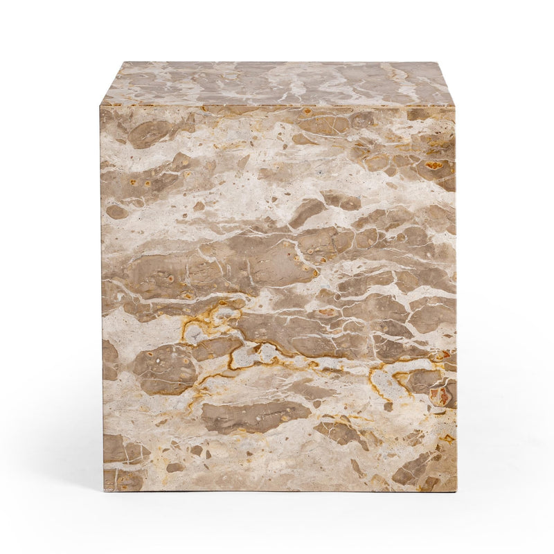 Jaylani - Square End Table - Desert Drift