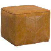 Morden - Square Pouf - Brown - R&R Furniture Gallery (Fountain Valley, CA)