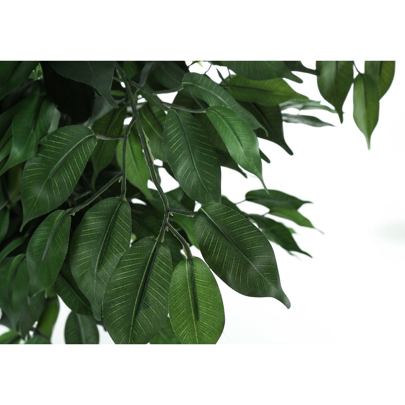 58" Tall, Artificial Plant, Ficus Tree, Indoor, Faux, Fake, Floor, Greenery, Potted, Decorative - Green / Black - R&R Furniture Gallery (Fountain Valley, CA)