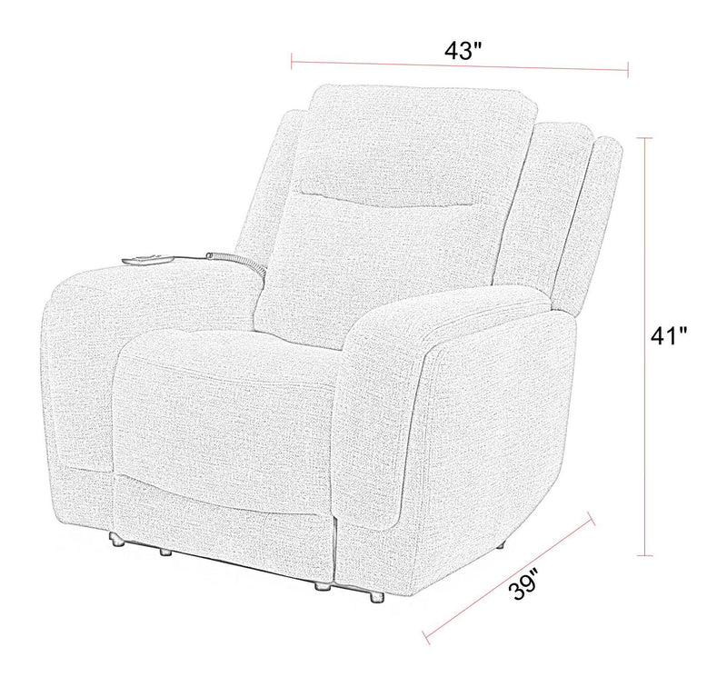 Penfield - Power Zero Gravity Recliner With Heat And Massage - R&R Furniture Gallery (Fountain Valley, CA)