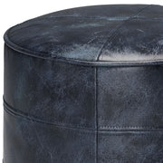 Connor - Handcrafted Round Pouf - R&R Furniture Gallery (Fountain Valley, CA)