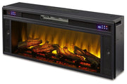 Entertainment Accessories - Fireplace Insert - Rectangular - Black - R&R Furniture Gallery (Fountain Valley, CA)