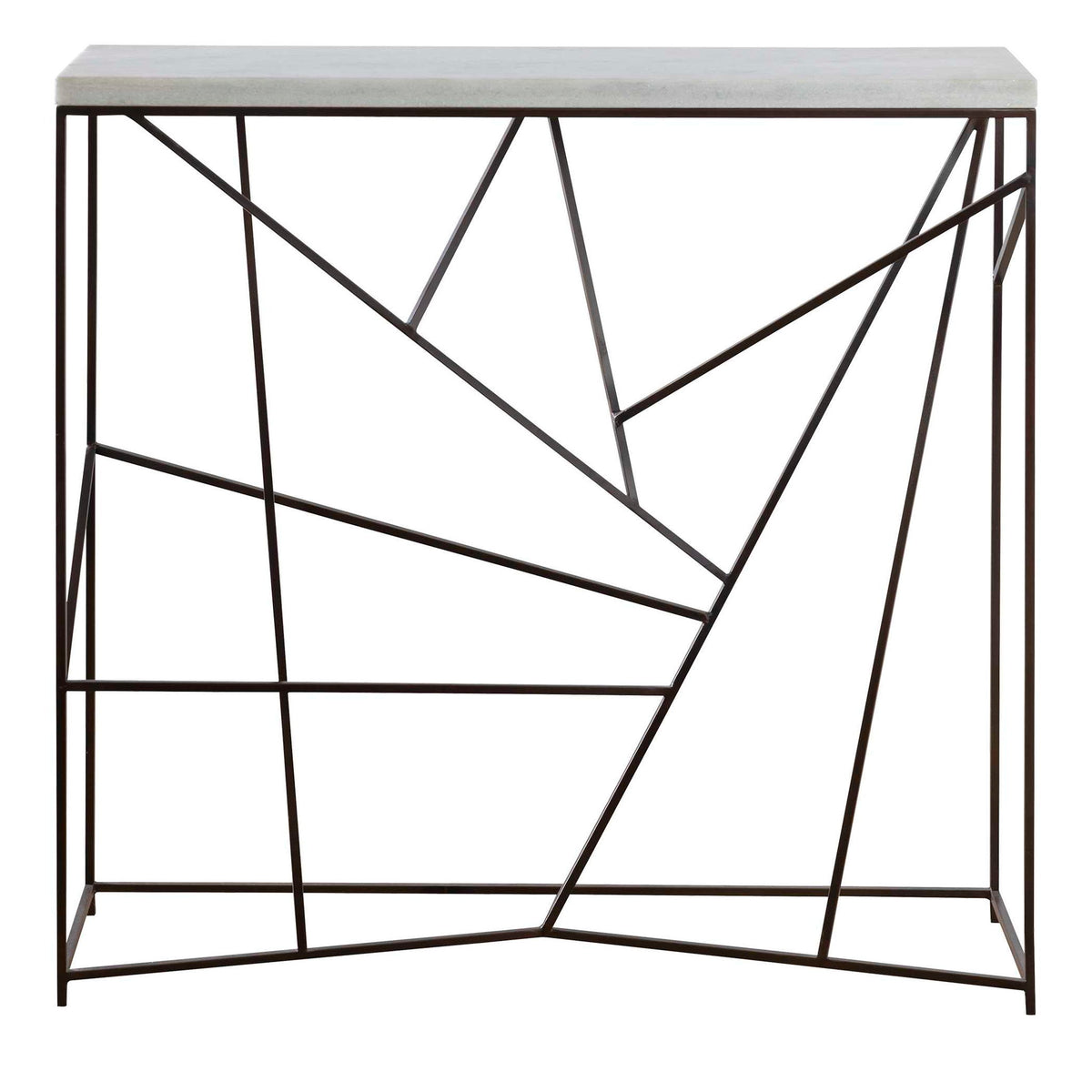 Pick Up Sticks - Console Table - Bronze / White