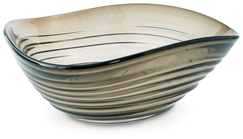 Solariston - Bowl - Gray / Brown - R&R Furniture Gallery (Fountain Valley, CA)