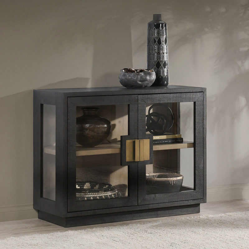 Larson - Reclaimed Pine 2 Door Cabinet - R&R Furniture Gallery (Fountain Valley, CA)