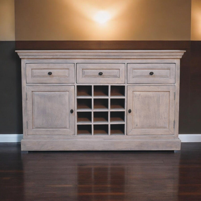 Wine Storage Unit - Gray Ash - R&R Furniture Gallery (Fountain Valley, CA)