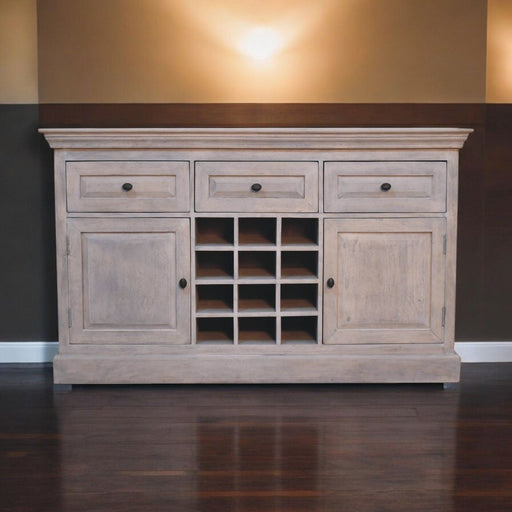 Wine Storage Unit - Gray Ash - R&R Furniture Gallery (Fountain Valley, CA)