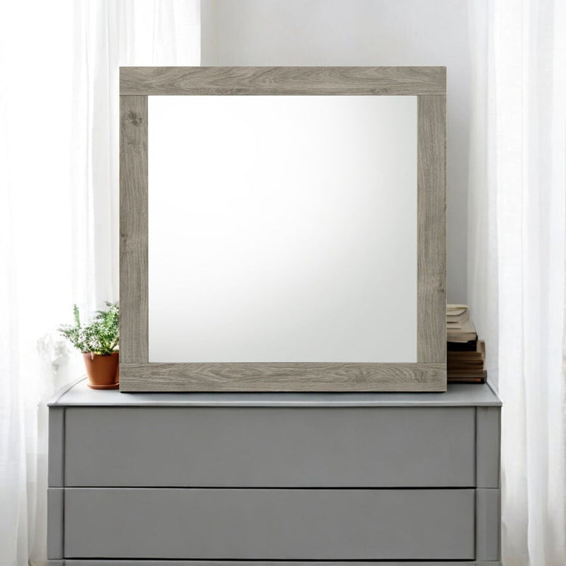 Mari - Mirror - Light Gray Finish - R&R Furniture Gallery (Fountain Valley, CA)