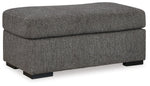 Gardiner - Ottoman - Pewter - R&R Furniture Gallery (Fountain Valley, CA)