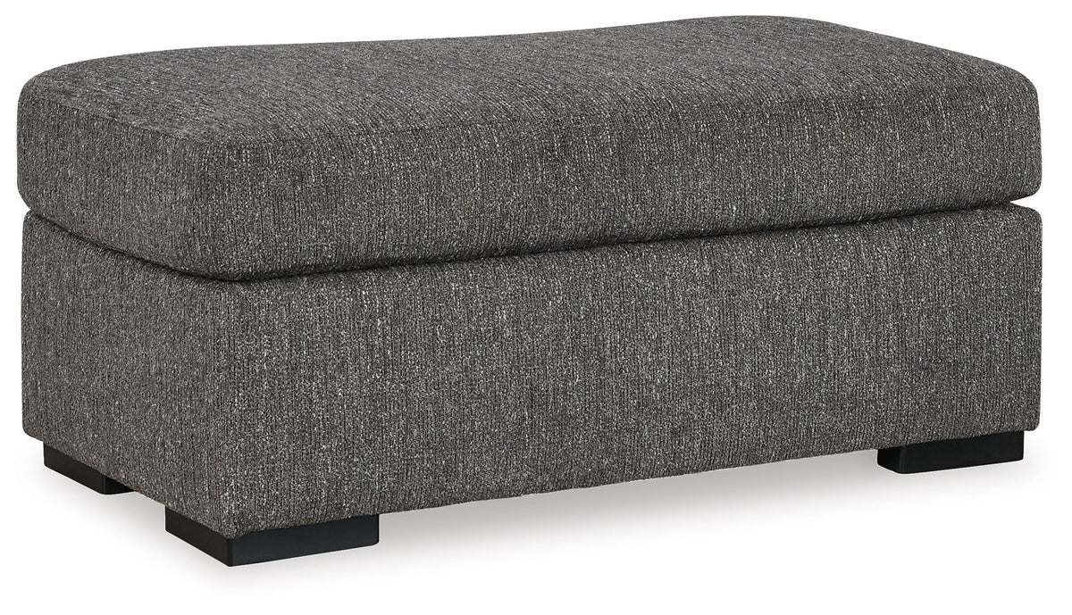 Gardiner - Ottoman - Pewter - R&R Furniture Gallery (Fountain Valley, CA)