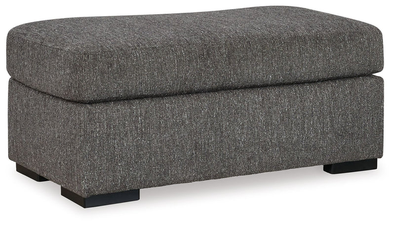 Gardiner - Ottoman - Pewter - R&R Furniture Gallery (Fountain Valley, CA)