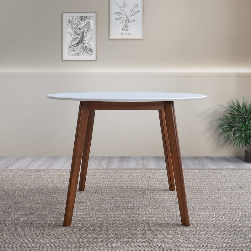 Dining Table - Brown / White - R&R Furniture Gallery (Fountain Valley, CA)