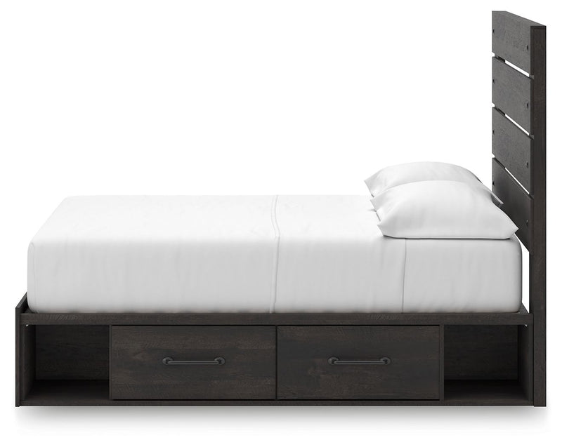 Hollivern - Panel Bed With Storage - R&R Furniture Gallery (Fountain Valley, CA)