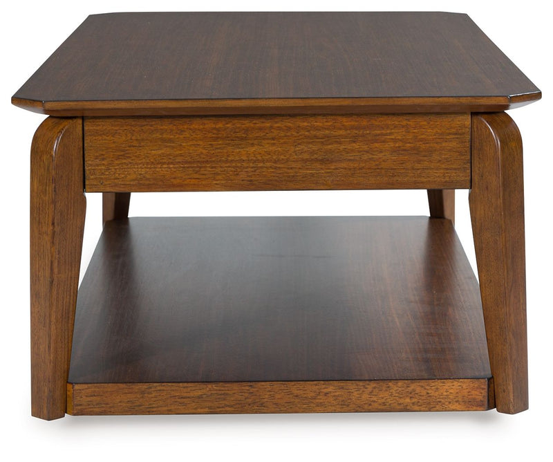Trenmour - Rectangular Cocktail Table - Medium Brown - R&R Furniture Gallery (Fountain Valley, CA)