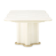 La Terrazza - Double Pedestal Dining Table - Creamy Pearl - R&R Furniture Gallery (Fountain Valley, CA)
