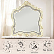 Chantelle - Mirror - Pearl White Finish - R&R Furniture Gallery (Fountain Valley, CA)