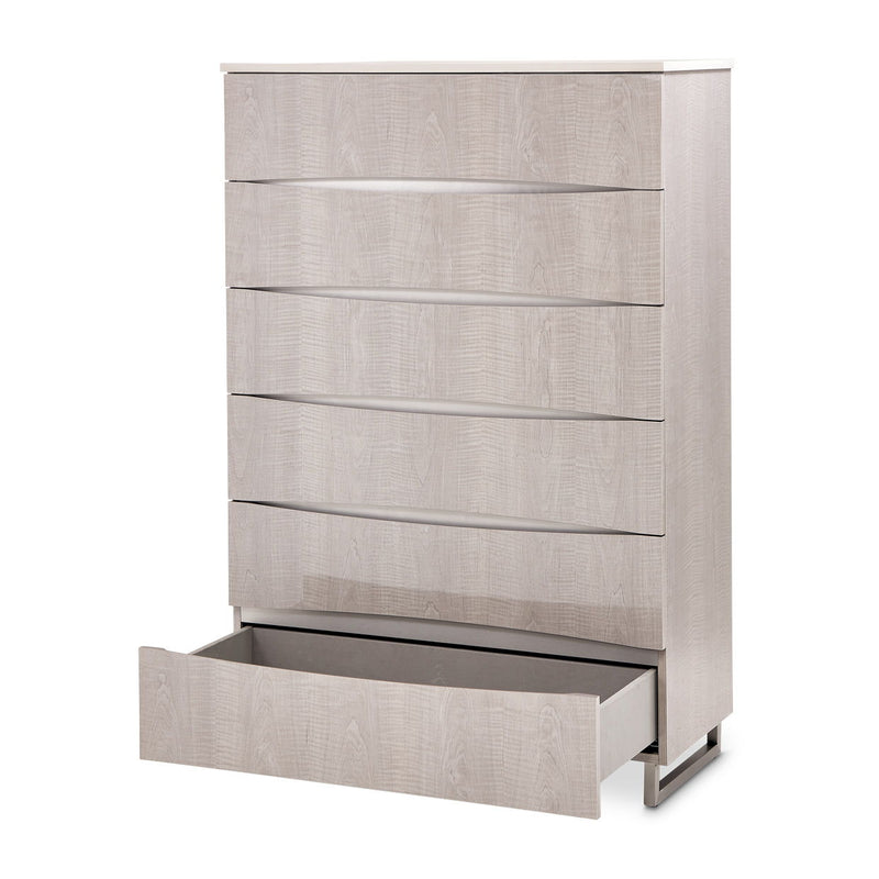 Marin - 6-Drawer Chest - Beige - R&R Furniture Gallery (Fountain Valley, CA)