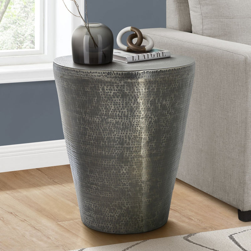 Drum Accent Side Table, Elegant Design - R&R Furniture Gallery (Fountain Valley, CA)