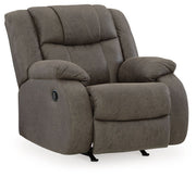 First Base - Rocker Recliner - Gunmetal - R&R Furniture Gallery (Fountain Valley, CA)