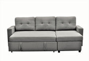 Convertible L Shaped Sectional Sleeper Sofa Bed, Saving Pull Out Couch - R&R Furniture Gallery (Fountain Valley, CA)