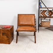 Colin - Lounge Chair - Brown / Tan - R&R Furniture Gallery (Fountain Valley, CA)