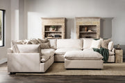 Caplan - 6 Piece Modular Sectional With Ottoman - R&R Furniture Gallery (Fountain Valley, CA)